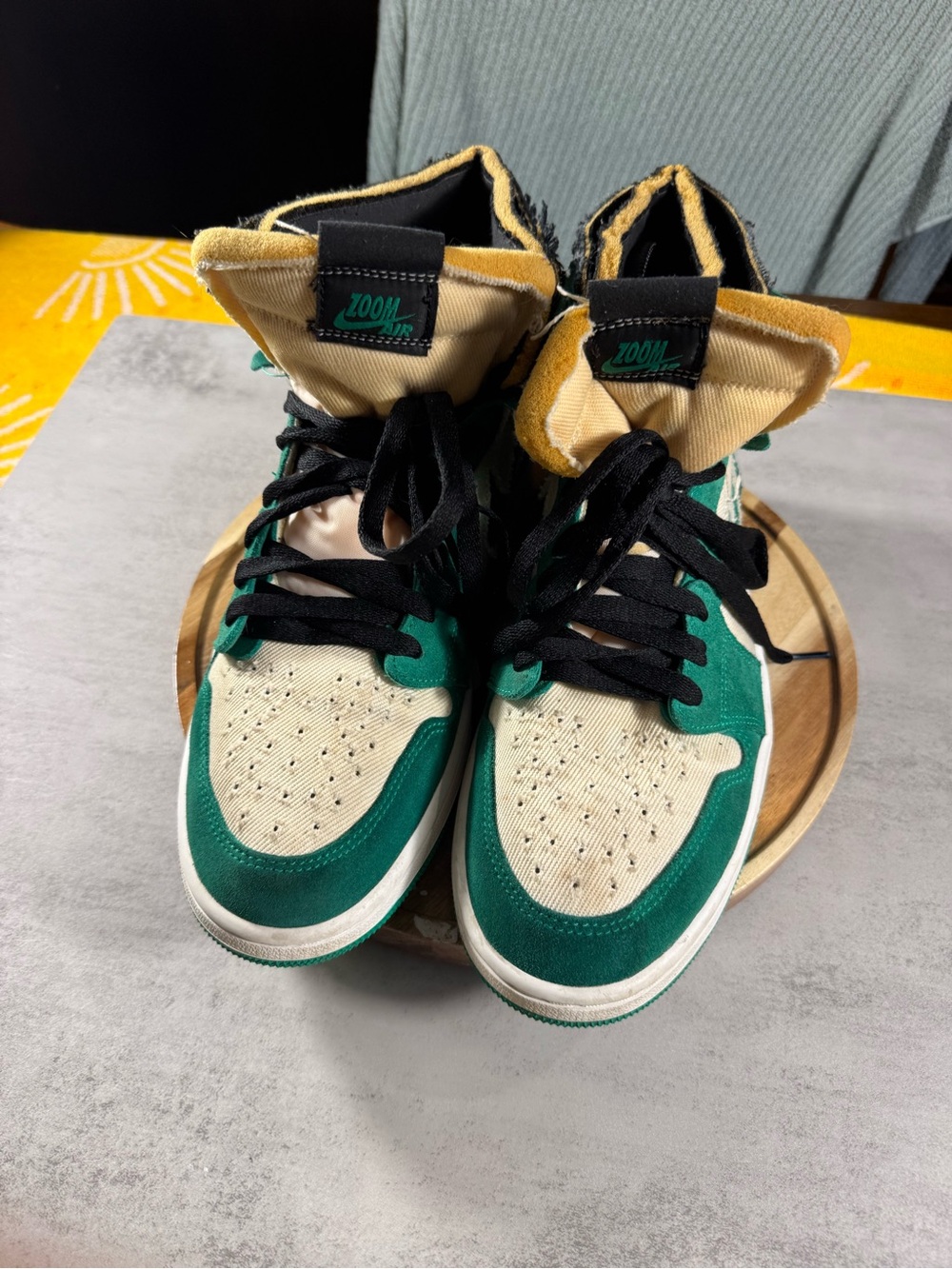 Jordan 1 High Zoom Air CMFT stadium Green Size 12 - Picture 2 of 8